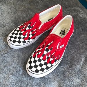 Sauce Checkered Vans